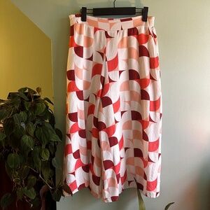 Geometric  Culotte Pants